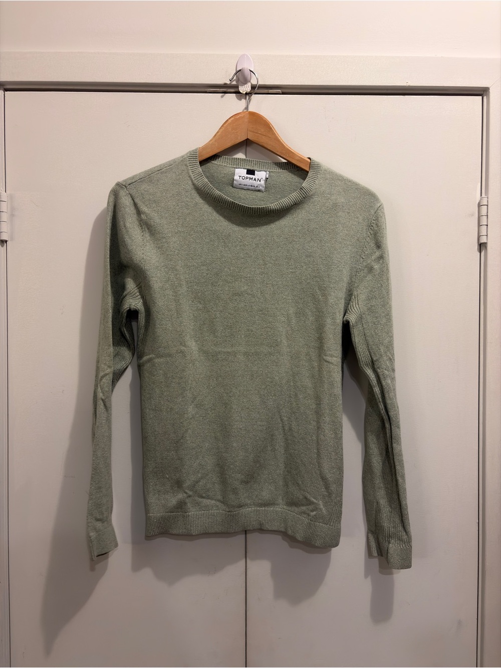 Topman Navy Blue Crewneck Sweater